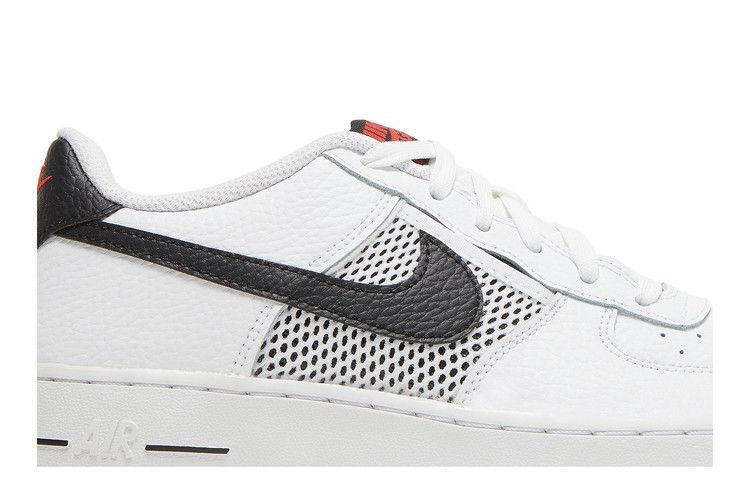 Kids' Sneakers Nike Air Force 1 Low Mesh Pocket White Black (GS) White/Black