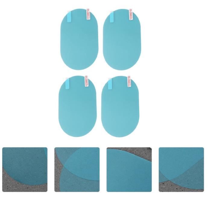 4 Pairs of Waterproof Anti-glare Film for Car Anti-fog Universal Rearview Mirror Film REARVIEW MIRRORS