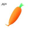 Anti-Anxiety Carrot Toy Simulated Stress Ball White Radish Squeeze Soft Stretchy Vegetable Fidget Sensory Easter Basket Stuffers Decompression