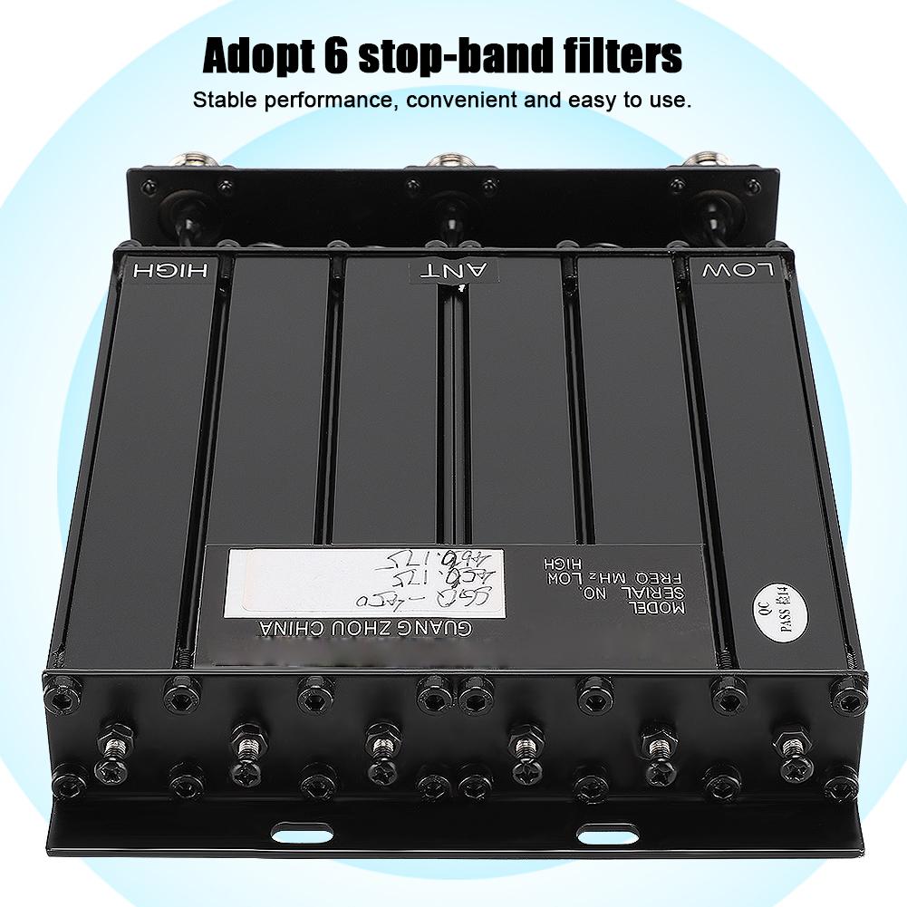 UHF Repeater Duplexer 100W 400-520MHz 8 Cavity Duplexer for SGQ-450K 100W N/SMA Connector Exer Diplexer for Radio Repeater UHF Repeater Duplexer 100W 400-520MHz 8 Cavity Duplexer for SGQ-450K 100W N/SMA Connector Exer Diplexer for Radio Repeater