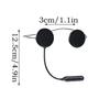 Helmet Headset, Motorcycle Earphones, Ultra-Thin, Smart Income Earbuds, Music Control, Auto Answer, Outdoor Riding, Communication Support