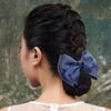 Hair Accessories Bowknot Hair Clip Net Bun Hair Cover Net Bun Snood Net Bun Crochet Women Barrette