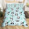 Cute Fox Duvet Cover Cartoon Animal Bedding Set Microfiber Botanical Tree Branches Comforter Cover Twin King For Kids Boys Girls