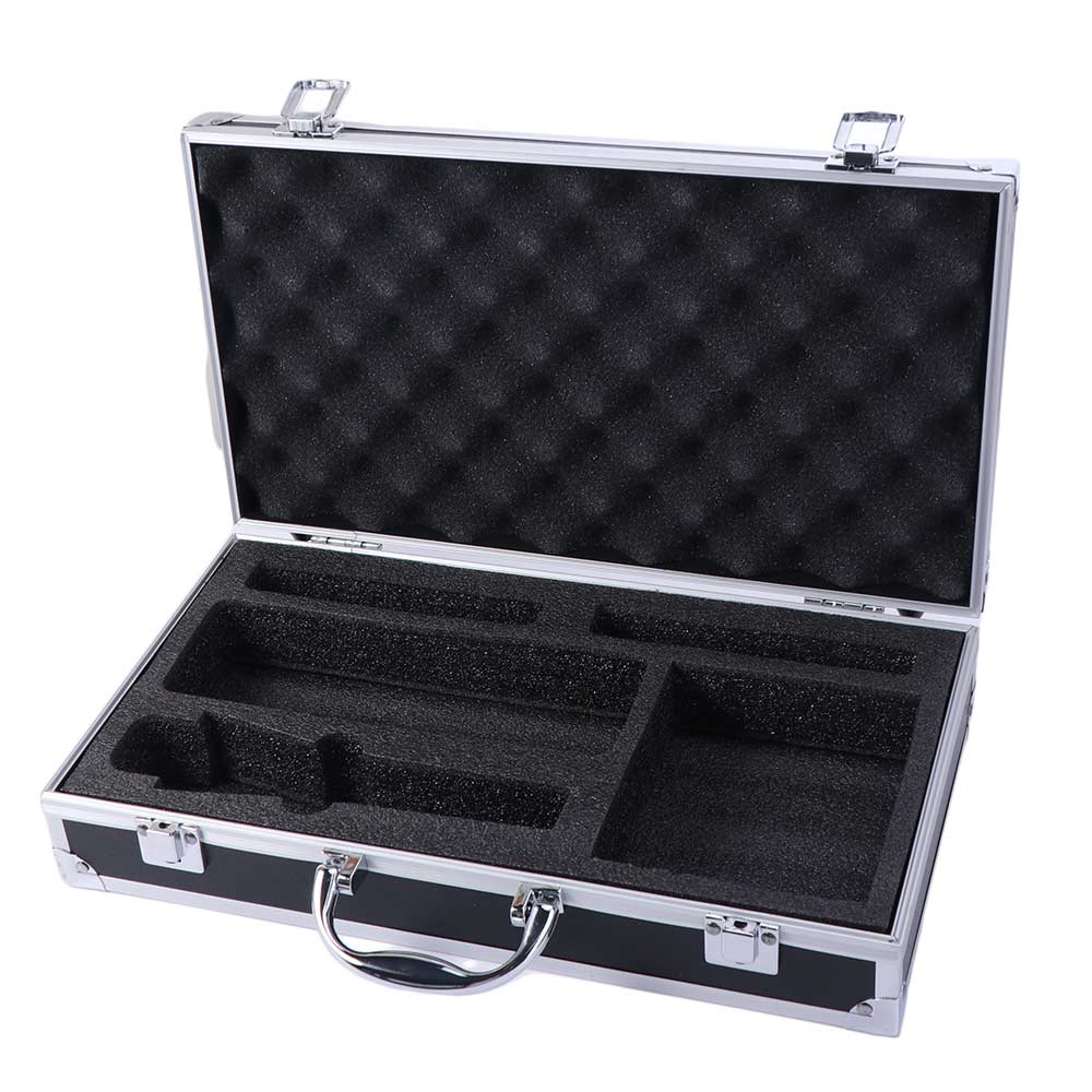 Portable Karaoke Storage Case Hard Shell Instrument Box Microphone Carrying Case Outdoor
