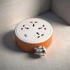 Universal Socket Power Strip – Portable Extension Cord with 2-Meter Cable, EU Plug