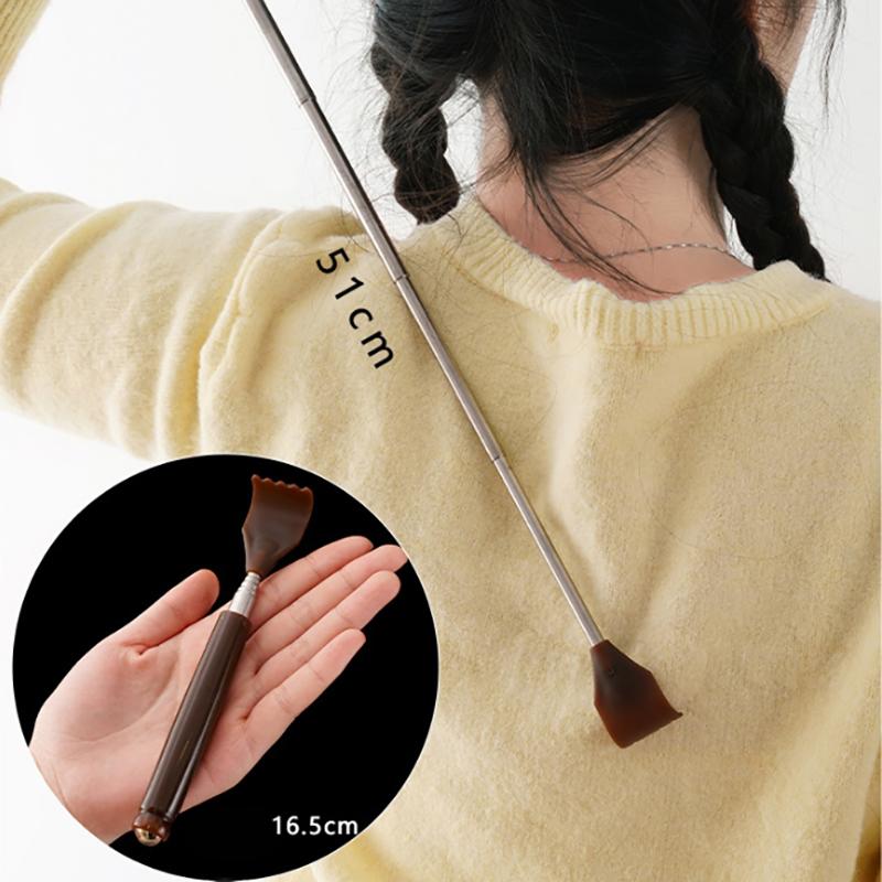 Extendable Magnetic Ball Hackle Back Scratcher With Magnet Telescopic Scratching Backscratcher Massager Back Scraper
