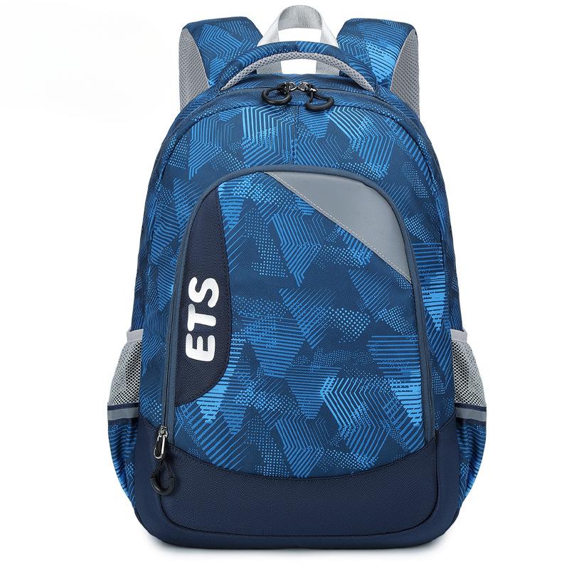 

Large-capacity Backpack Computer Bag Ultra-light Schoolbag One Size королевский синий