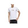 adidas Sport Lifestyle Serie Atmungsaktiv Gerader Schnitt Lässig Bedrucktes Kurzarm-T-Shirt Herren Oberteile Weiß FK4410