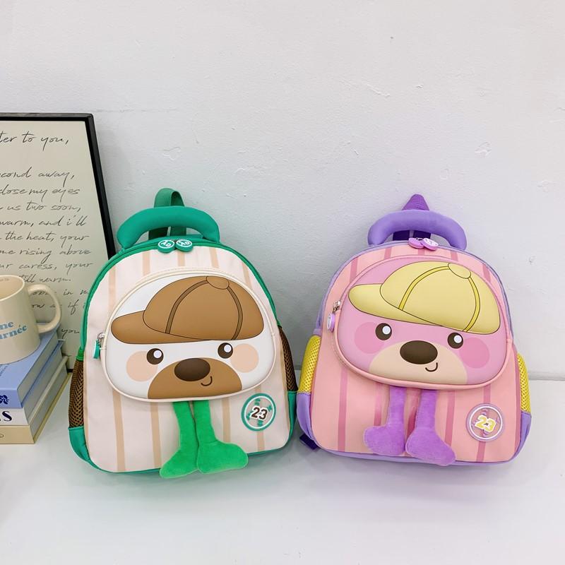 Schoolbag New Kindergarten Baby Foreign Style School Bag Cartoon Cute Printed Backpack Children's Lightweight Casual Backpack