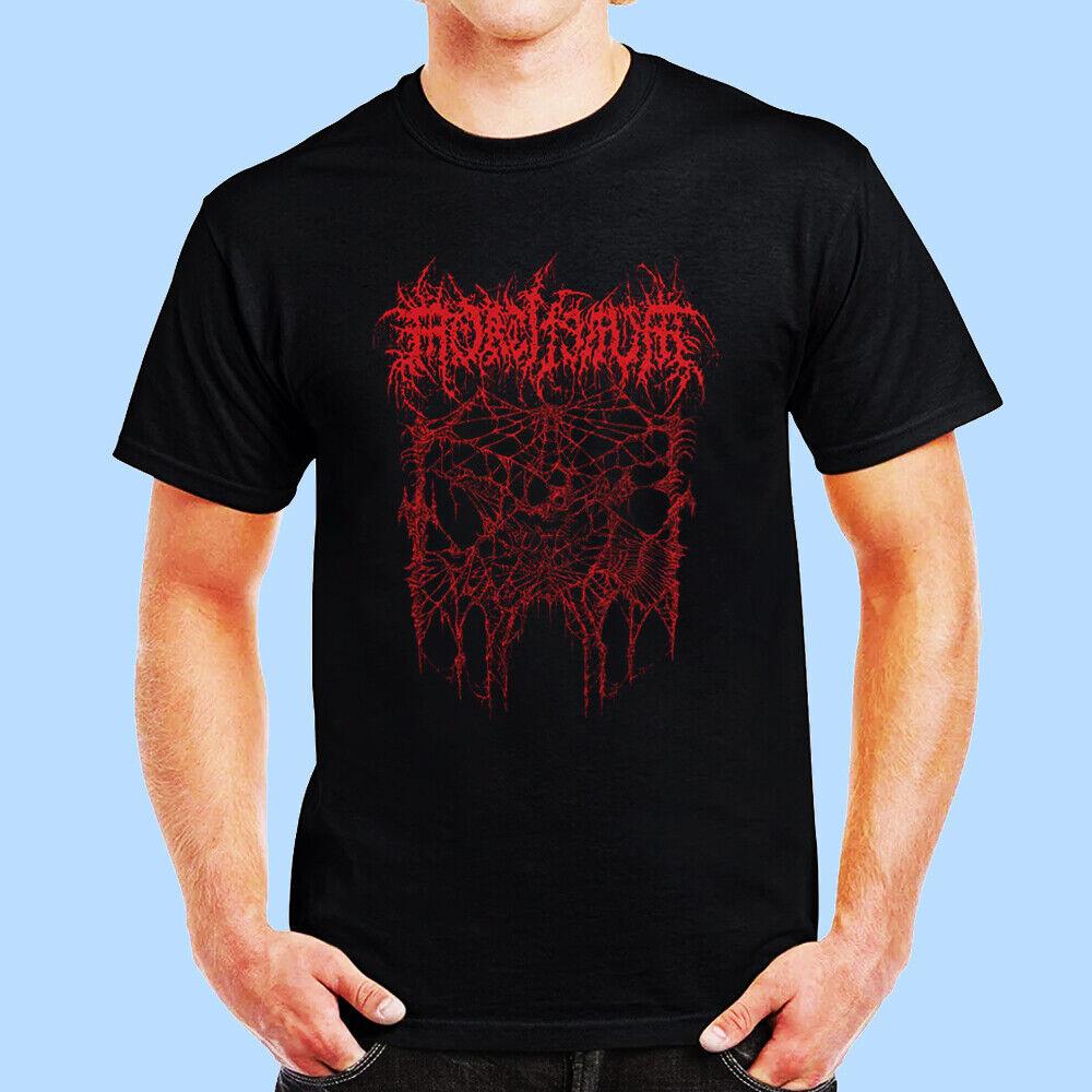 Новая футболка MORTIFERUM - Skullweb 2023 Черная Мужская Размер S-5XL Унисекс XXXXL