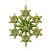 Fruit Green Sequined Christmas Decoration Snowflake Pendant