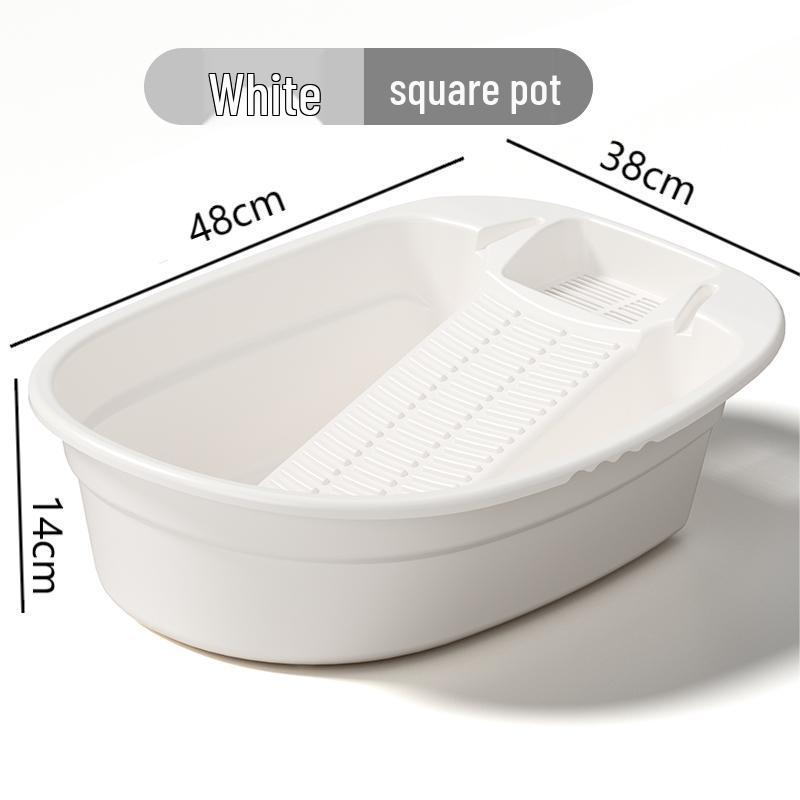 Children's and Baby Clothing Hand Wash Basin with Rubbing Board for Underwear and Socks