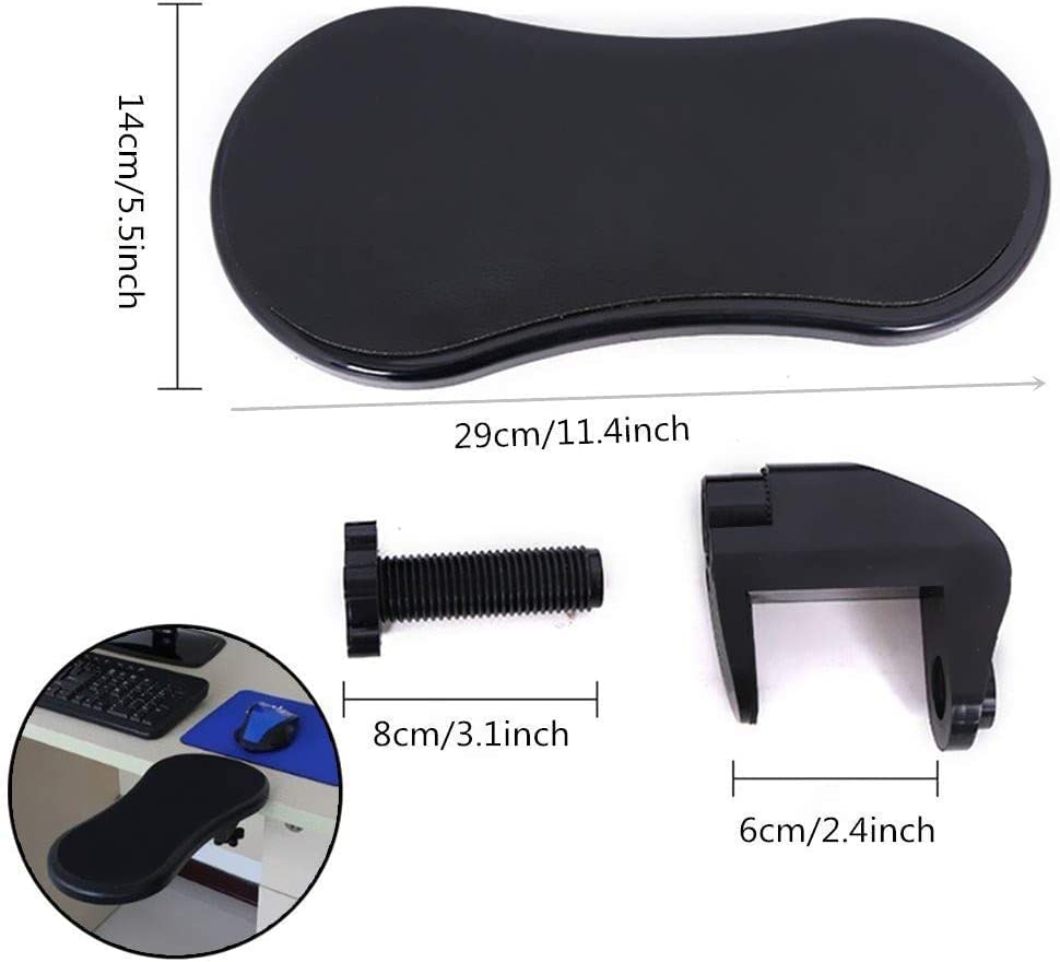 Wrist Rest, Armrest, DeskComputer Armrest, Chair Rest, 180° Rotation, Mouse Table, DeskOffice Use, Relieves Shoulder Stiffness, Tendonitis, Improves