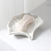Luxe Ginkgo-vormige Keramische Zeepbakje Houder Badkamer Accessoires voor Badkamer Douche & Planken
