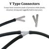 36pcs Car Wiper Spray Pipe Joint T Y I Type Windshield Washer Pipe Nozzle Wiper Cleaning Water Hose Tube Joint Car Accessories
