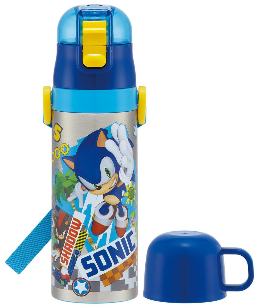 Skater Stainless Steel Water Bottle 2way Direct Drinking 470ml Cup Drinking 430ml Lightweight Sonic Thermal Insulated Waterbottle Sports Bottle Kids