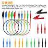 SG Test Tool Reliable Aid Kit And Durable 22Pack Back Probe Kit Versatile Identified Probe Pin Wires