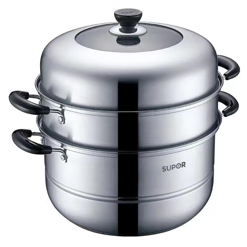 SUPOR 26CM 304 Stainless Steel Steamer Pot