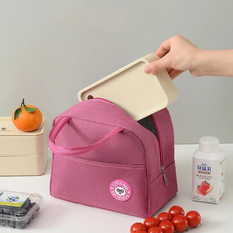 Modische Bier-Lunch-Taschen für Kinder, große Kapazität, Tragetasche, Picknick, Getränk, Lunchbox, Thermotasche, tragbare Lebensmitteltaschen für das Büro im Freien