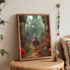 Disney Oil Painting Kit Canvas Alice Magical Garden DIY Home Decor Gift