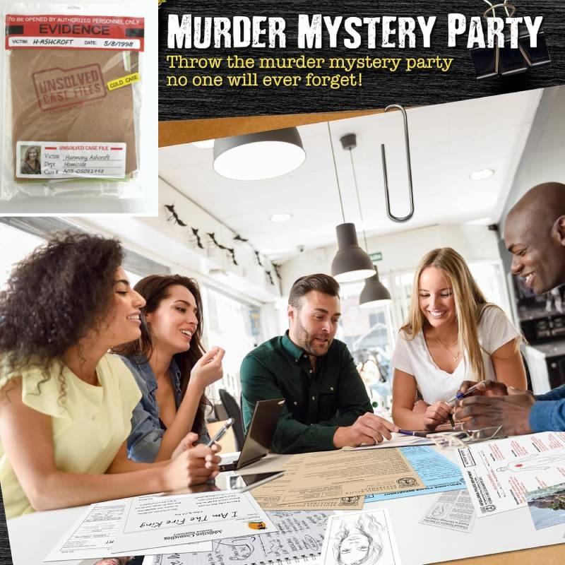 Unsolved Case Files Harmony Ashcroft Card Game With Interactive Play For Family Fun And Brain Development