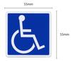 SSC Wheelchair Magnetic Sticker Right Facing 55x55mm qb600029a01n0