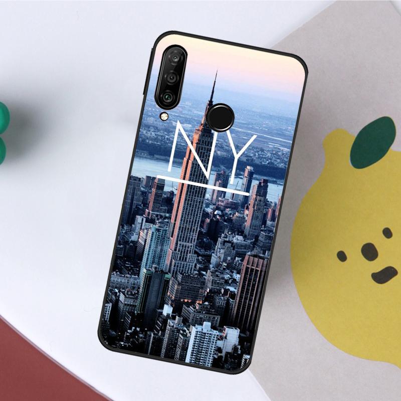 New York City For Huawei Nova 12s 12i 11i 8i Y73 Y72 Y61 Y91 Y90 Y70 Y60 9 10 SE P30 P40 Lite P60 Pro Case