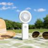 Mini Portable Handheld Fan Rechargeable Small Size Compact Design Three Speed Settings Battery Operated Cooling Device