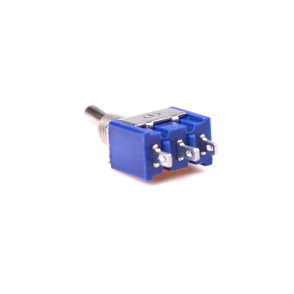 5Pcs ON-OFF-ON 3Pin 3Position Mini Latching Toggle Switch AC 125V//6A Pop SL
