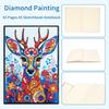 2025 Creative DIY Diamond Sticker A5 Notebook: Special-Shaped 50-Page Children's Diamond Painting Book