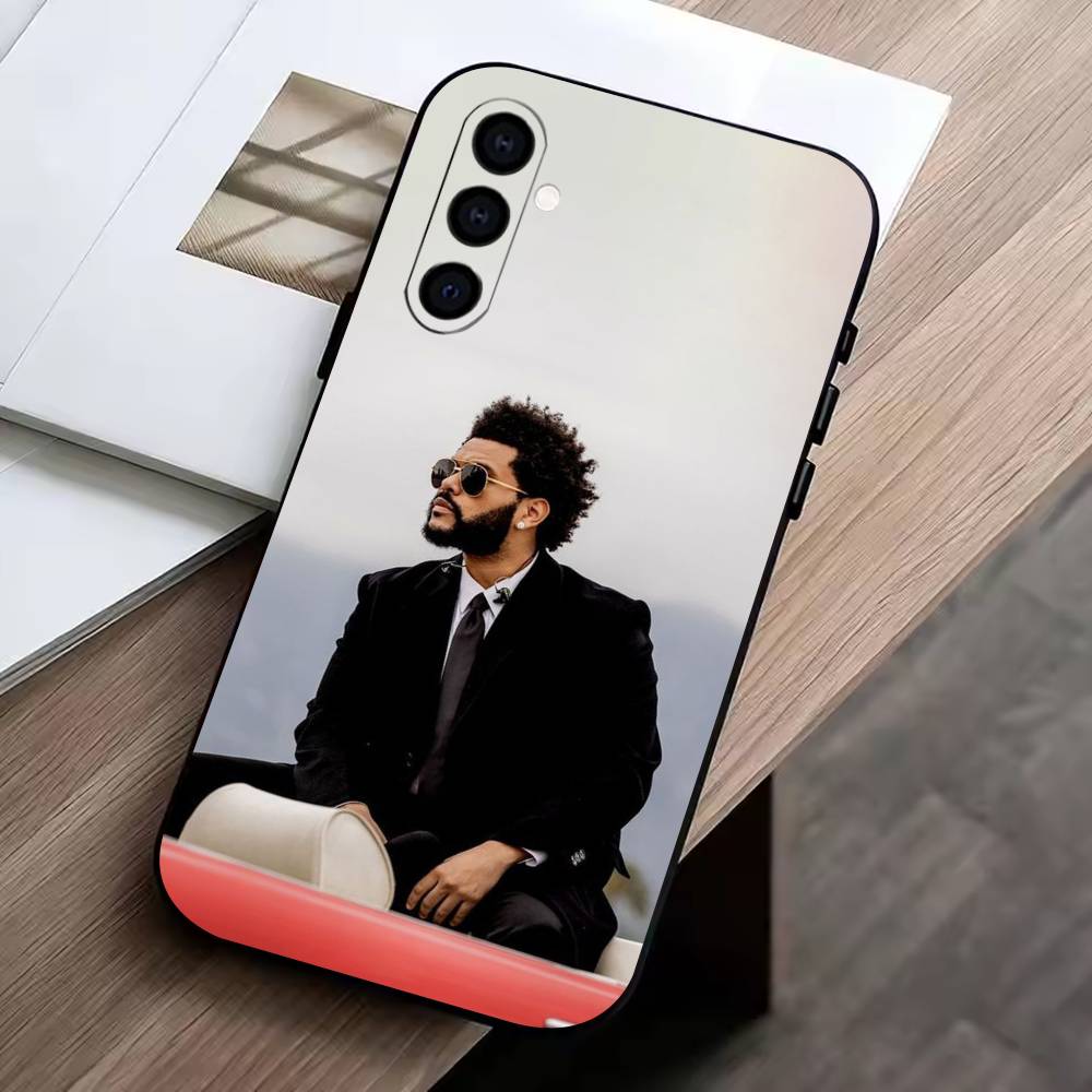 singer-The W-Weeknd XO Phone Case For Samsung Galaxy A73,A72,A71,A70,A53,A52,A51,Others Soft Black Cover