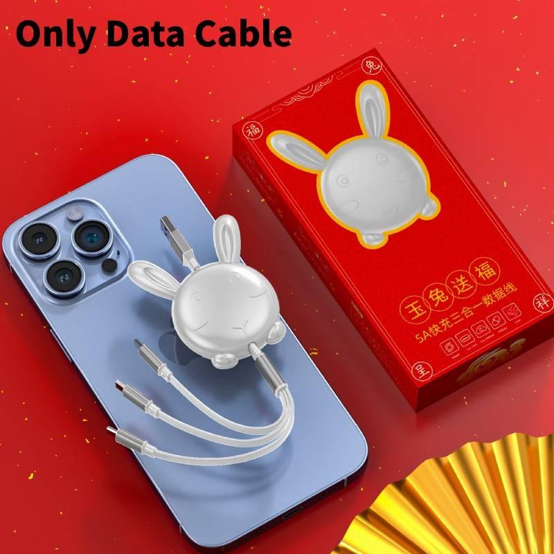 Versatile 3 In 1 Cable Mini Usb Cable Micro Quick Charge Apple Supplies Android