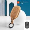 Car Key Case Cover Shell For Honda Vezel City Civic Jazz Brv Brv Hrv Remote Protector Suede Interior Accessories