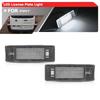 2x For Fiat Ulysse 1994-2011 Scudo 2007-2016 Error Free Led License Plate Lights Auto Parking Tag Lamps