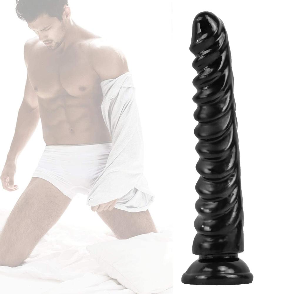 Dildo Black Thread Simulation Sex Toy Large Penis with Suction Cup Female Masturbation Anal Sex Toy Dildo Adult Product