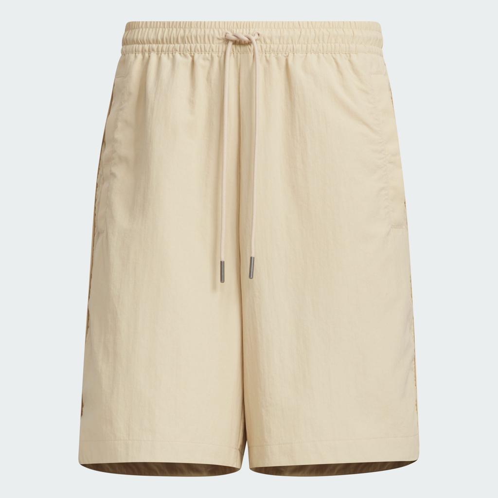 Adidas Solid Color Woven Loose Mid-Waist Drawstring Casual Shorts Men Shorts Light-Brown JN7132