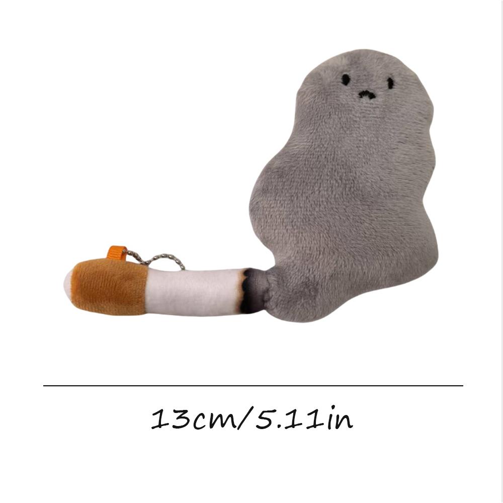 Милый большой дымный эльф Подвеска Плюшевая кукла Игрушки Брелок Сигарета Набитая Брелок-подвеска Игрушки Подвески для рюкзака Сумка Автомобиль Декор Подарки