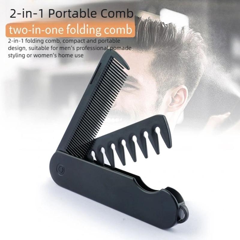 Double Portable Styling Comb Designs Small Volumizing Comb 2 In 1 Travel Friendly Hair Comb Set for Any Hair Use