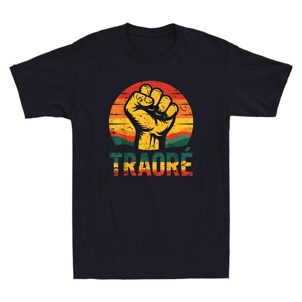 Burkina Faso-Ibrahim Traore Thomas Sankara Africa Men s Short Sleeve T-Shirt Tee Unisex T-Shirt L