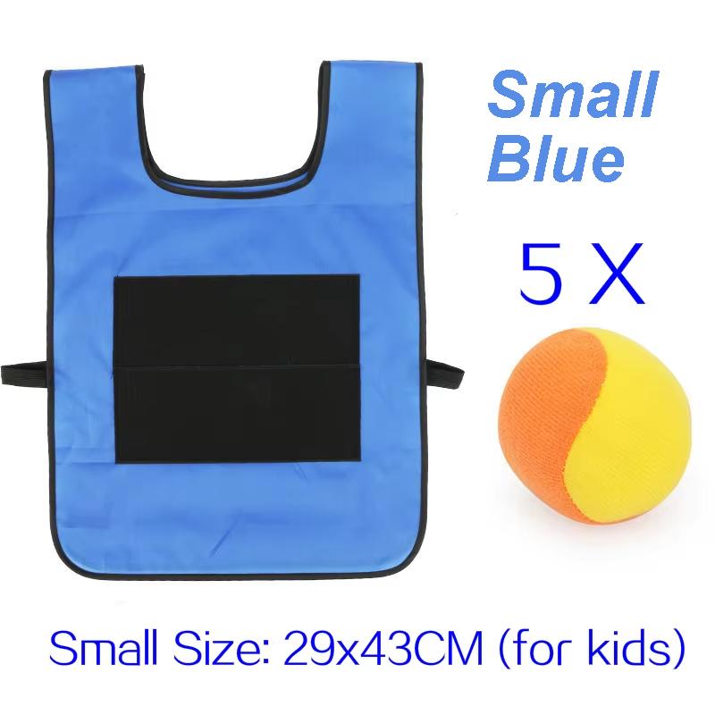 Children S Outdoor Sports Game Plaything Set With Sphere Vest Adhesive Throwing Plaything Party Interactive Throwing Target Game