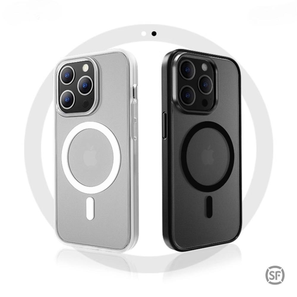 Clear Crystal  Magnectic Phone Case For iPhone 17 17 Air 16 Pro 15 14 Pro Max 13 12 11 Magsafe Wireless Charging Cover