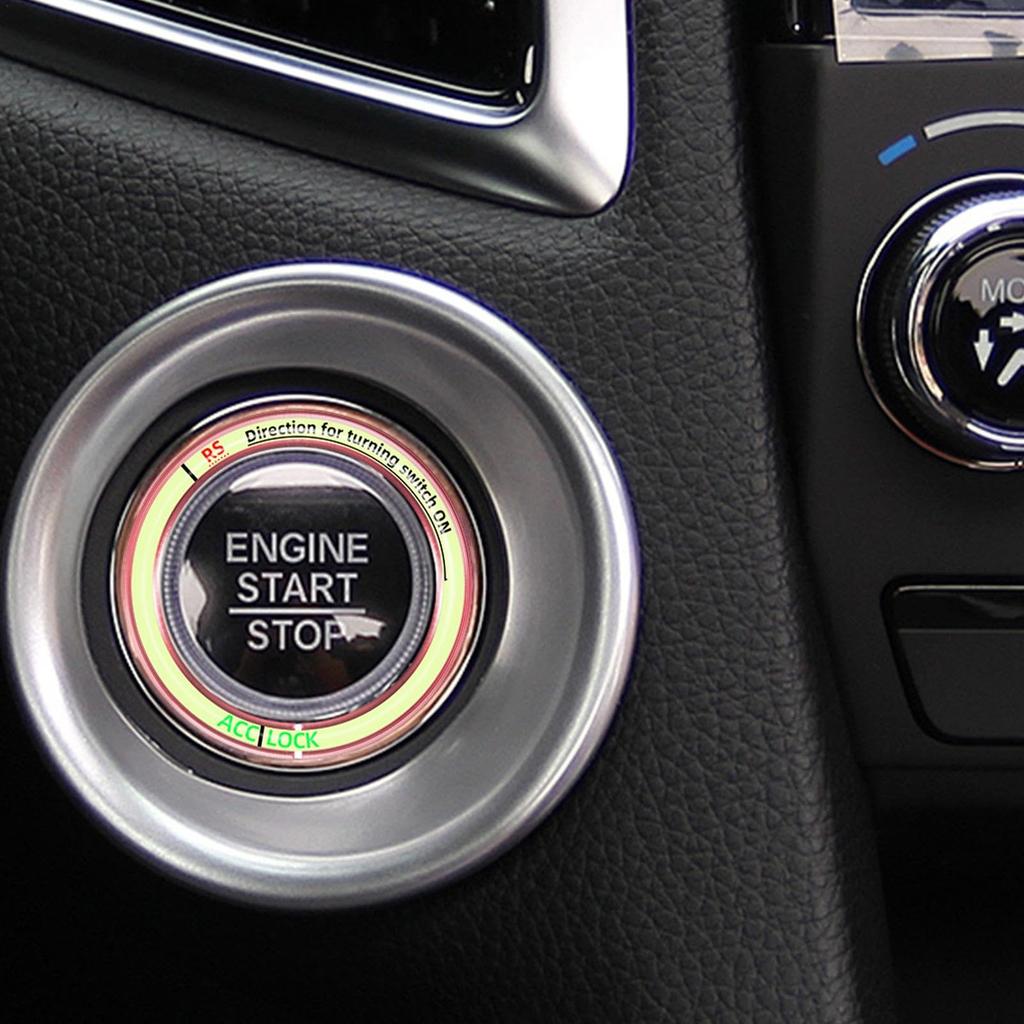 Push to Start Button Ring, Push Button Start Cover - Push Start Button Cover