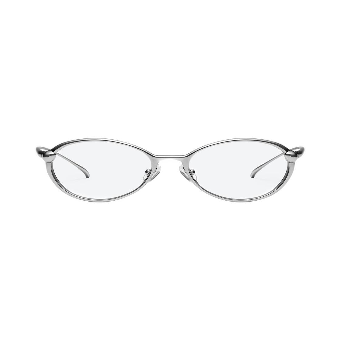 Gentle Monster Boba 02 Silver Clear Unisex Eyewear ONE SIZE серебряный