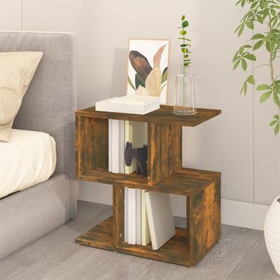 Nightstand Smoked Oak 50x30x51.5 Cm Particleboard