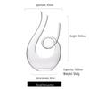 Elegant Crystal Glass Wine Decanter