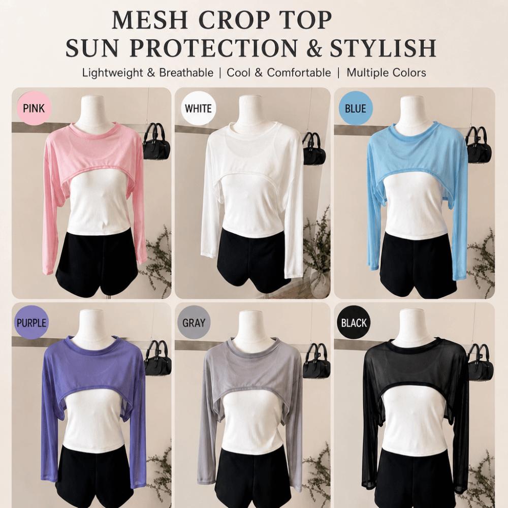 Casual Sun Protection Cover Up Short Arm Sleeve Cover Skin Friendly Mesh Shrug Top Dress Layering