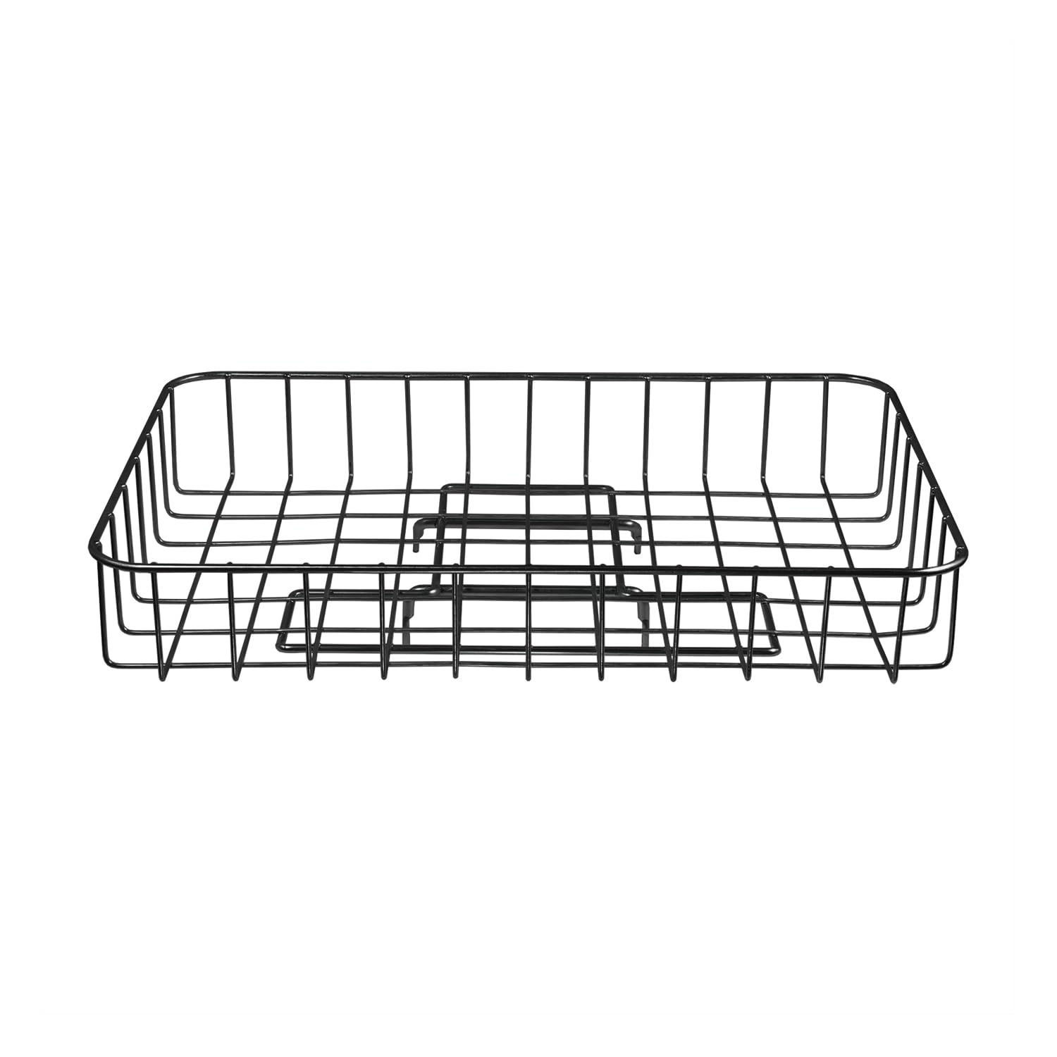 

SHOWA INDUSTRIES Bicycle Front Basket [ADVANS Item] Wire Basket L Shallow 70 B502 Black (BRLH-B502 BLK) (Mount sold separately)