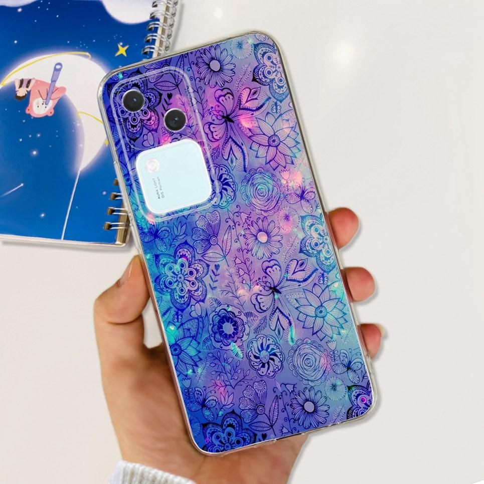 For Cover Vivo S18 5G Phone Case Initials Letter Soft Silicone Back Shell For Vivo S18 Pro Coques Bumper Transparent VivoS18 Pro
