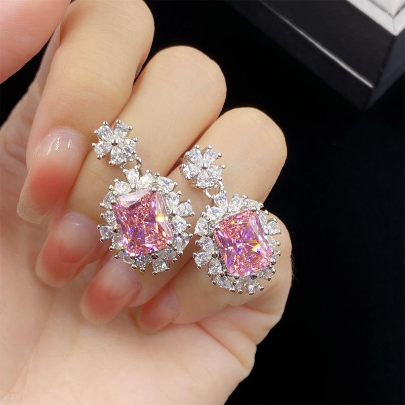 Sace Gems Classica lega di rame zircone anello orecchini collana pendente set di gioielli regali per la festa di nozze