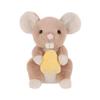 Apricot Lamb Cheese Rat Plush Toy for Kids, Soft and Cute Fluffy Cheese Rat for Girls and Boys, 15cm
